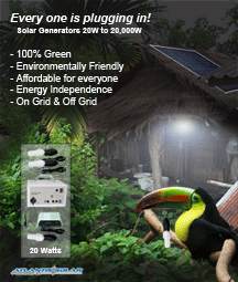 Atlantis Solar generator jungle flyer